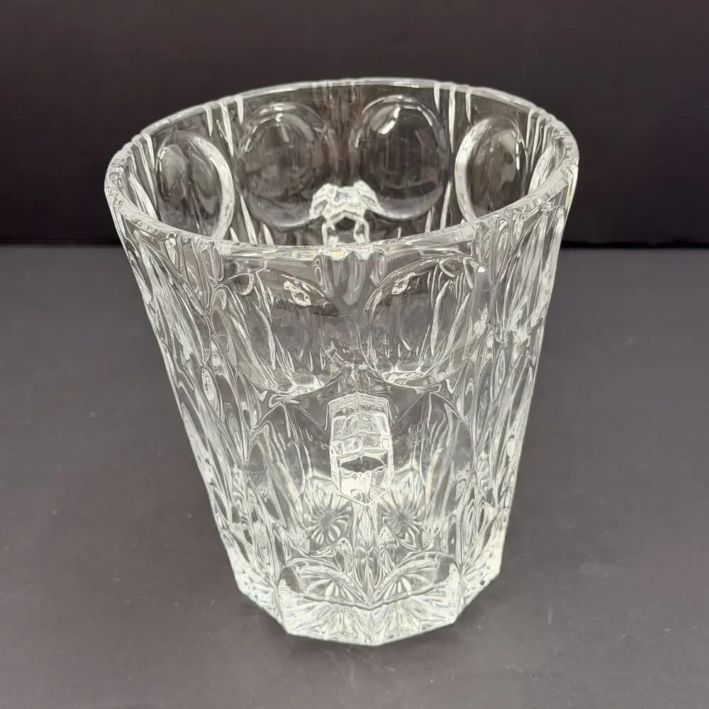 Vintage Colony Glass Celeste Small Crystal Ice Bucket Barware 5.5